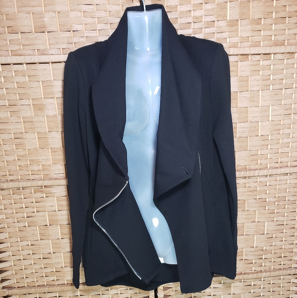 White House Black Market Asymmetrical Jacket - Picture 1 of 5